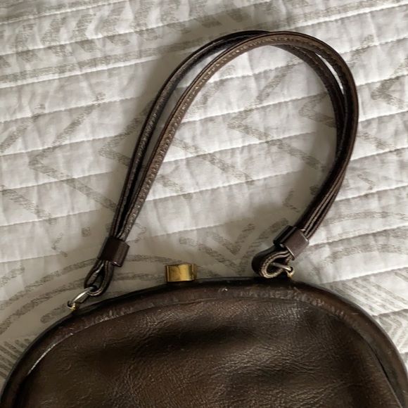 Vintage brown hand bag…cheerio 🇬🇧 - Picture 3 of 5